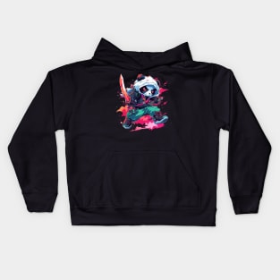 samurai panda Kids Hoodie